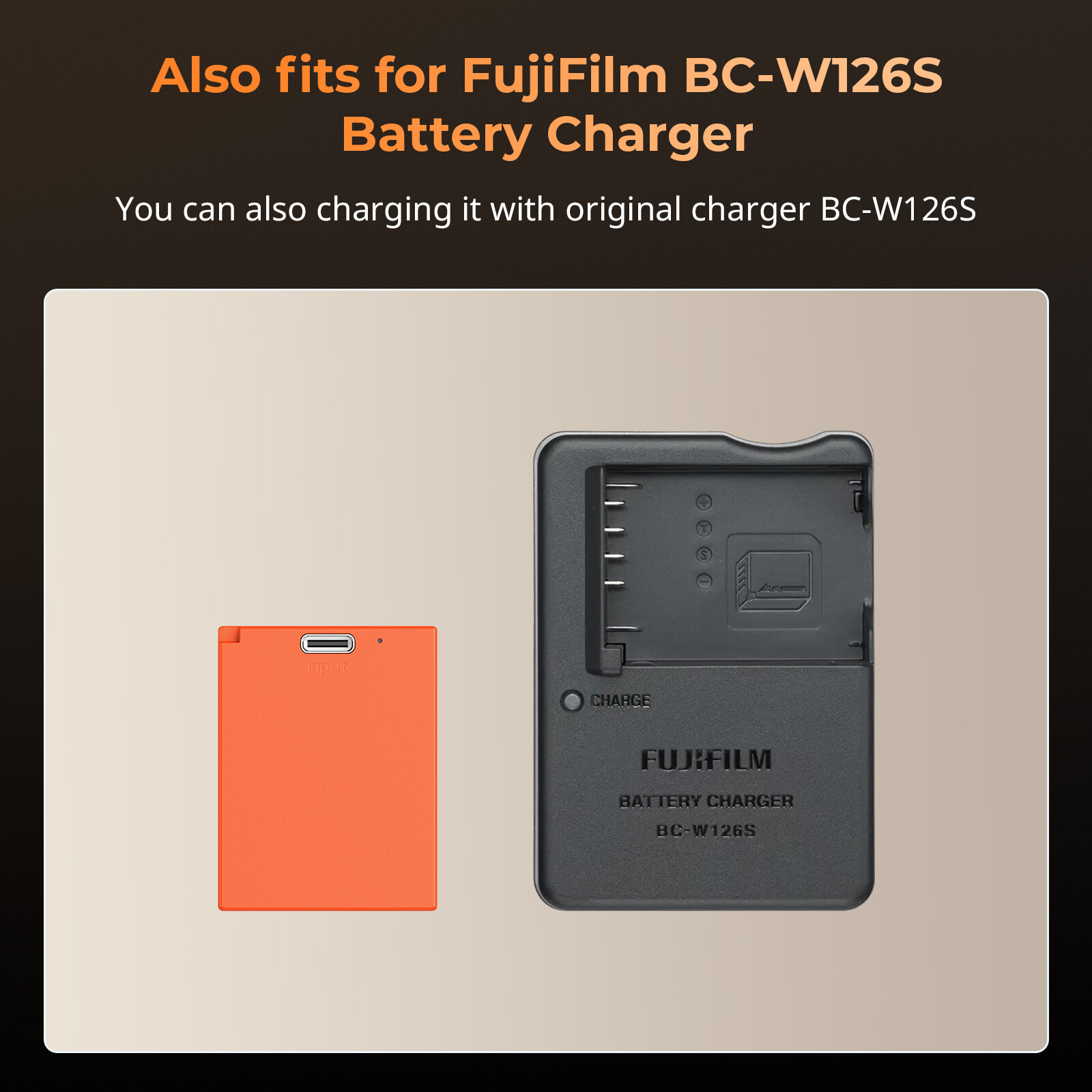 SmallRig Camera Battery for NP-W126S for Fujifilm X100 IV/X-S10/X-T100/X-T50
