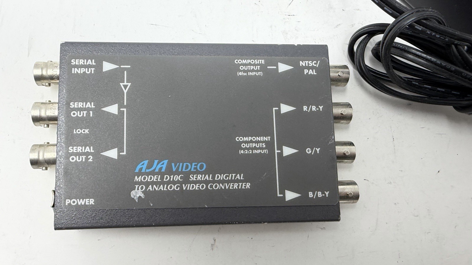 AJA Video D10C Serial Digital to Analog Converter –Component/Composite For Parts