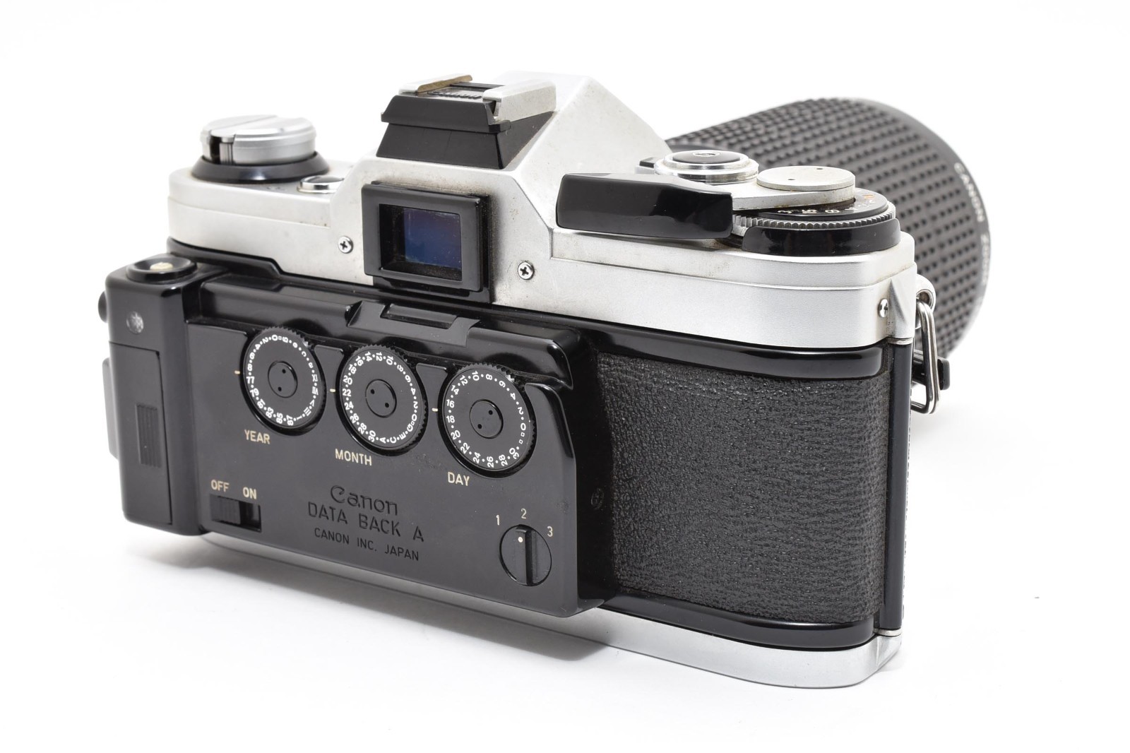 [NEAR MINT w/Bag] Canon AE-1 35mm Film Camera Zoom FD 75-200mm F/4.5 Lens Japan