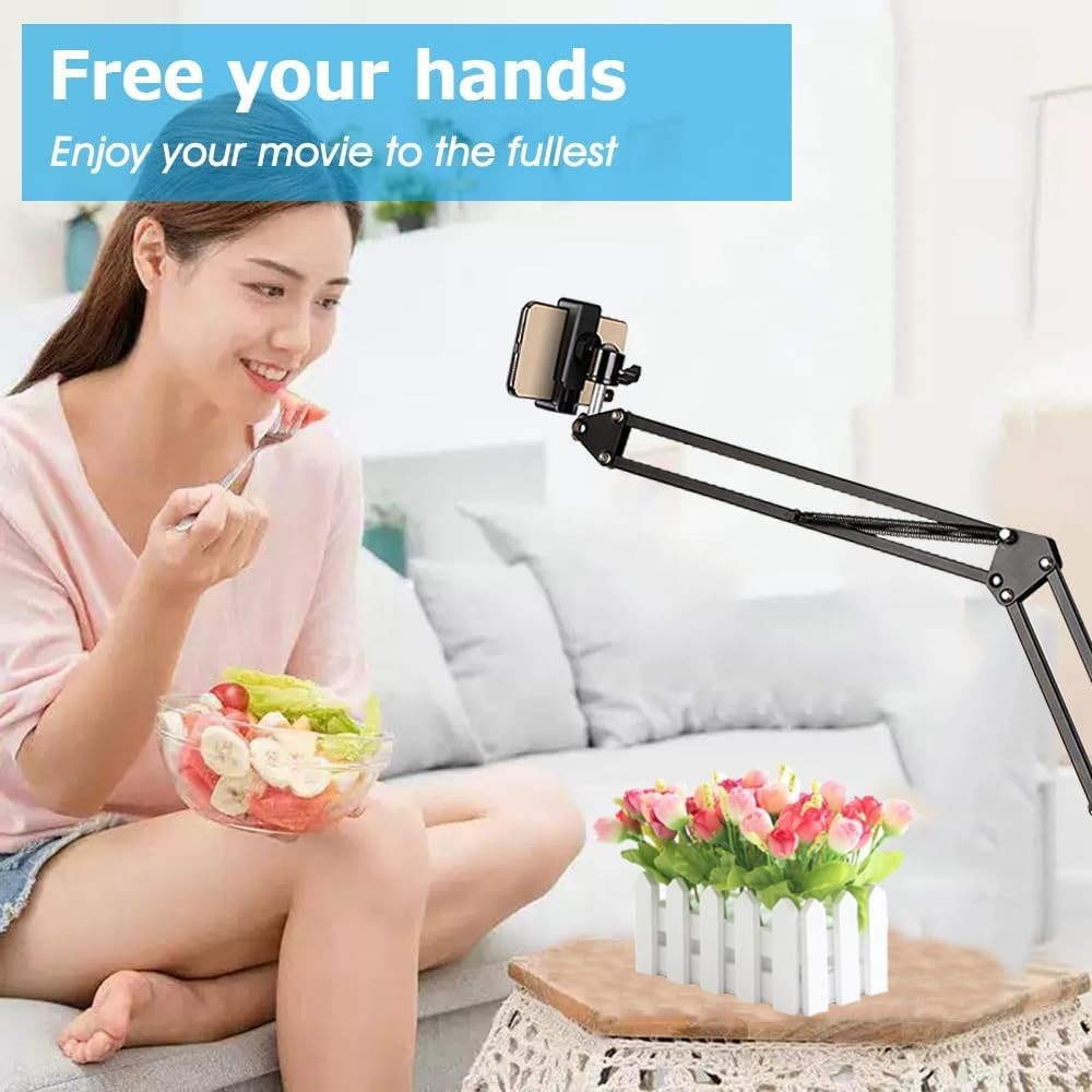 Versatile Overhead Tripod Mount for Camera and Phone – Live Streaming Accessory