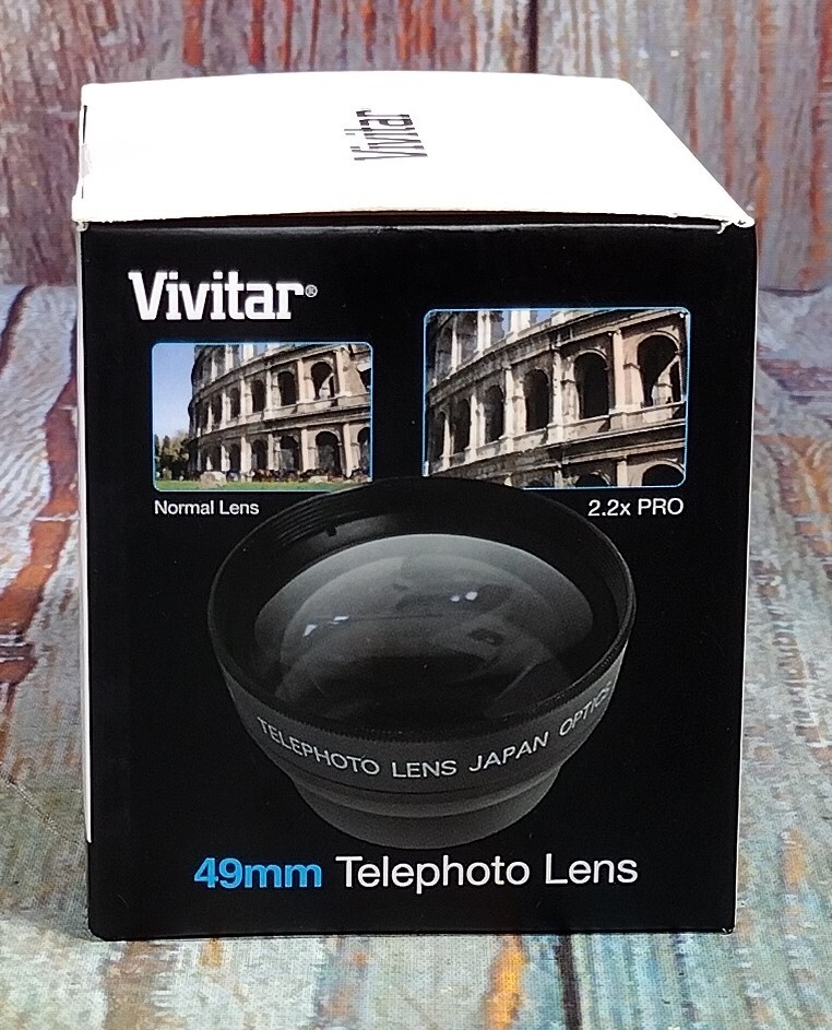 Vivitar 49MM 2.2x Professional Telephoto Lens – Brand New