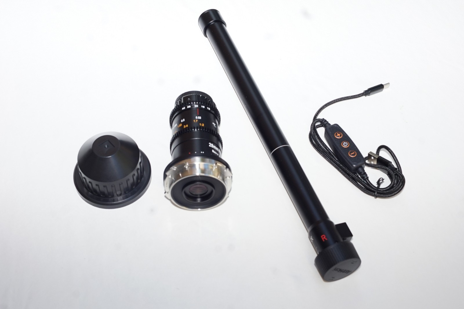 AstrHori 28mm f/13 2X Macro Probe Lens for PL Mount – Straight Lens Tube