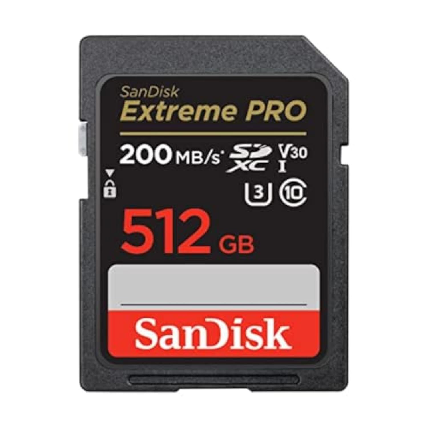SanDisk 512GB SD UHS I Memory Card 200MB s Read Speed 140MB s Write Speed 4K UHD