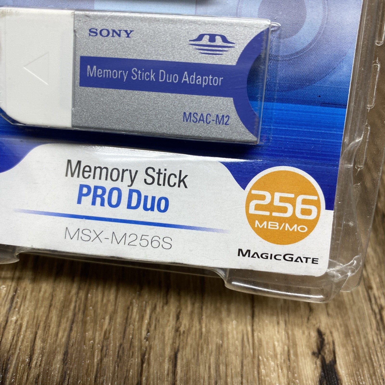 Sony Memory Stick Pro Duo MSX-M256S Memory Card 256MB w/ Adapter For Use w/ PSP