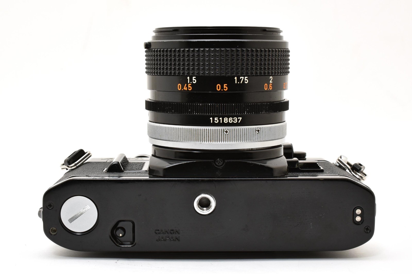 [Near MINT] Canon AE-1 Black 35mm Film Camera FD 50mm F/1.4 SSC Lens JAPAN #743
