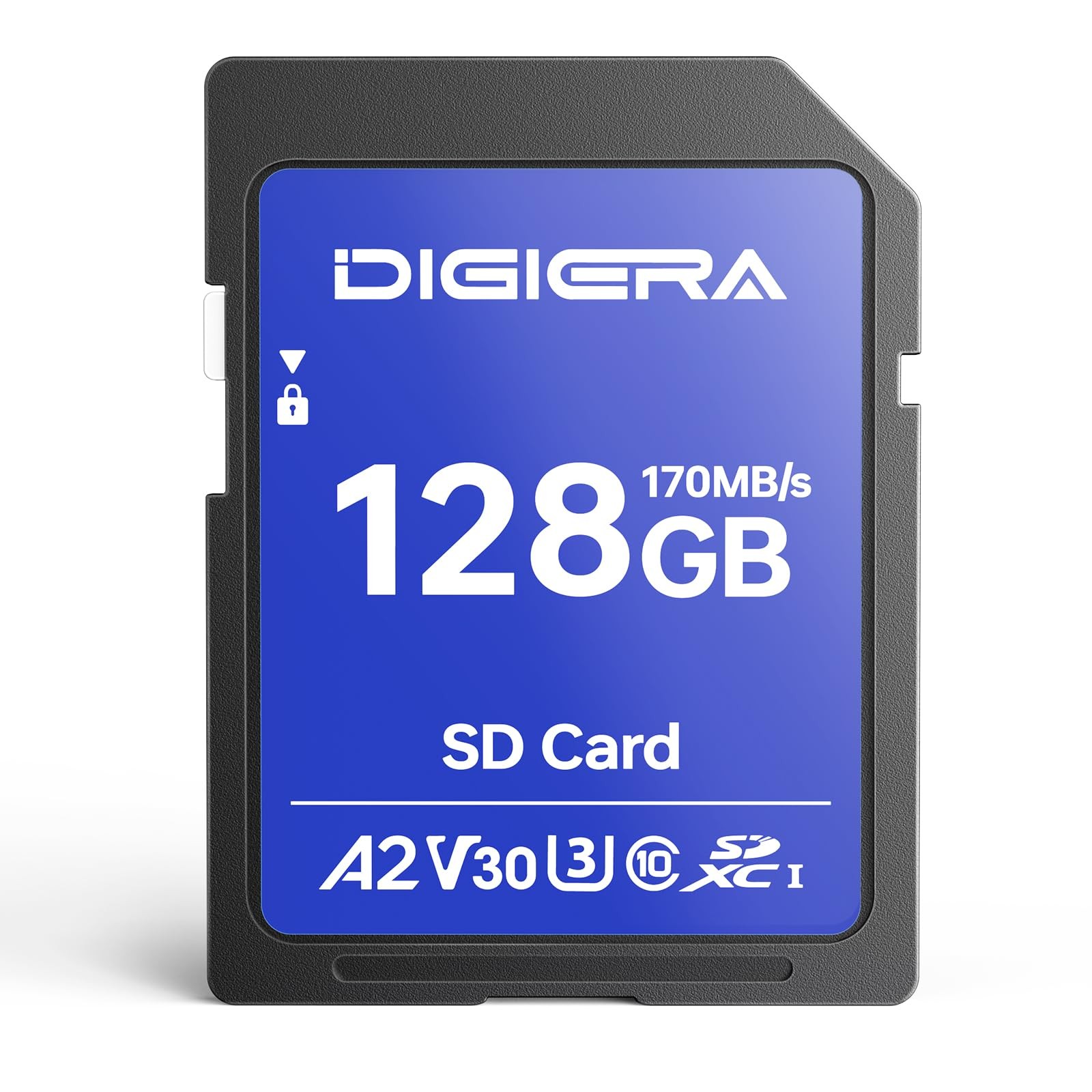 128GB LS100 SDXC UHS-I Memory Card – up to 170MB/s, C10, U3, V30, 4K UHD, SD …