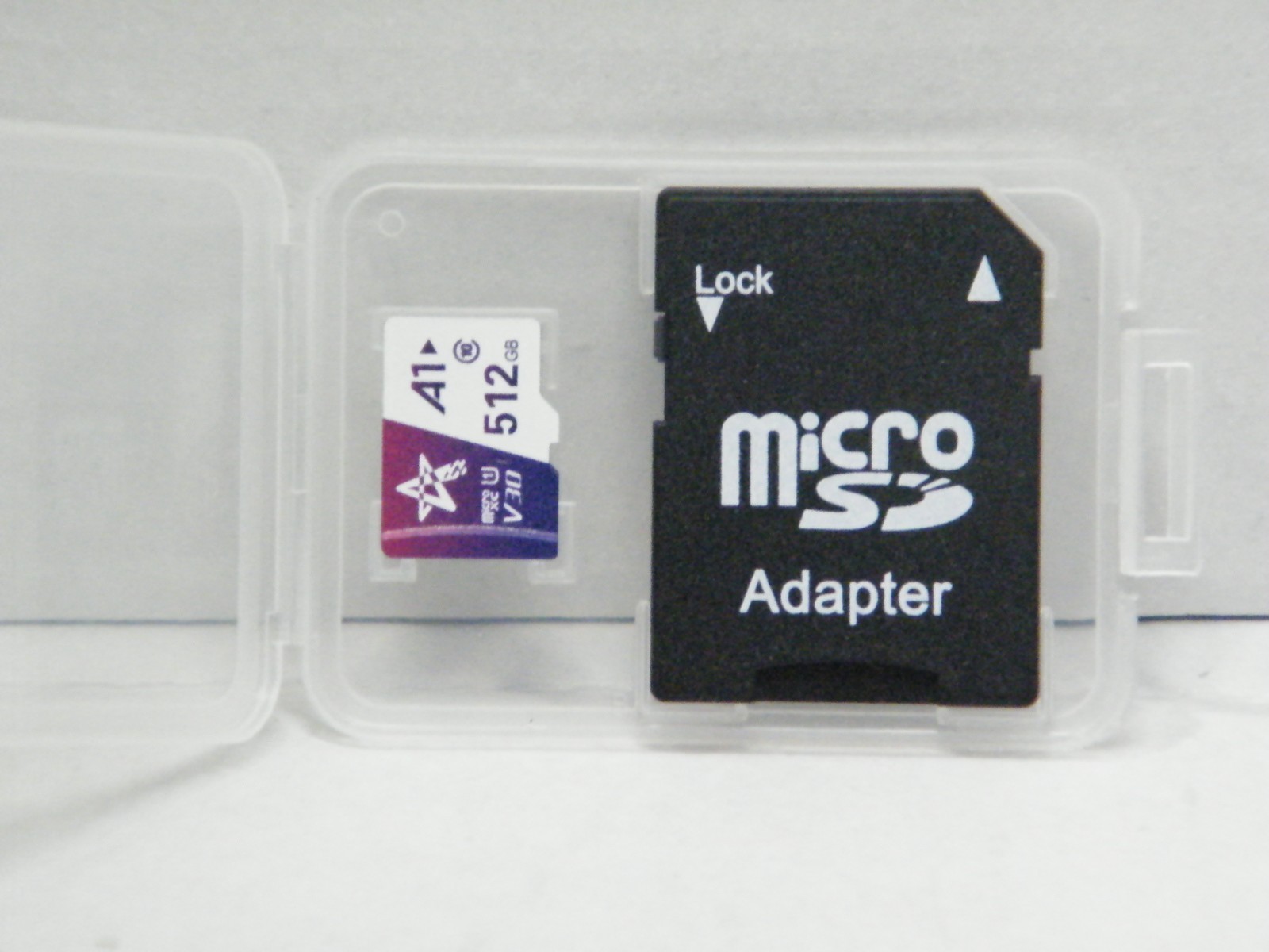 512GB MICROSDXC UHS-I CARD with SD CARD ADAPTER