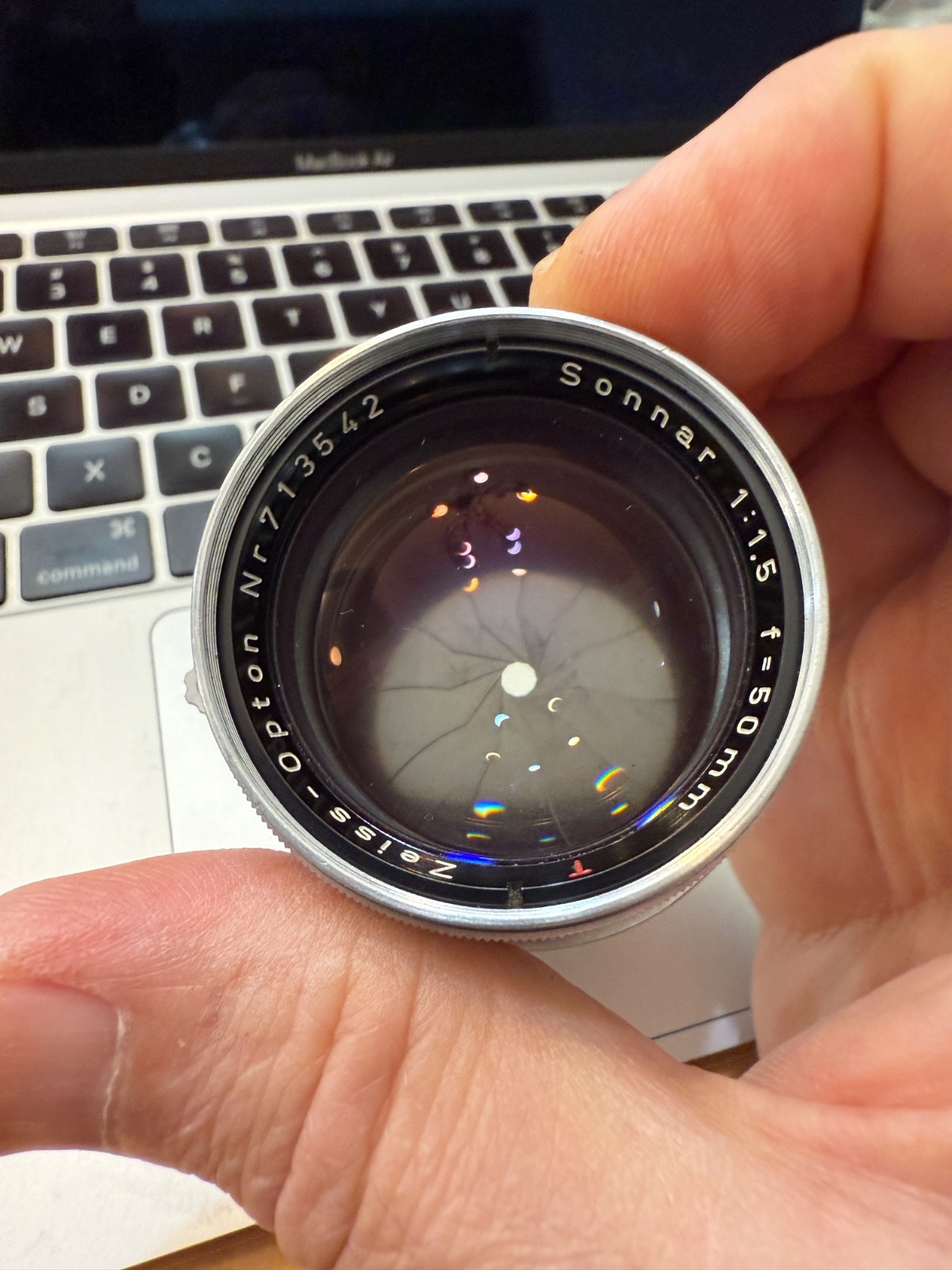 Zeiss Contax 50mm 5cm Sonnar Lens Rangefinder Adapter Leica M Amedeo Converter