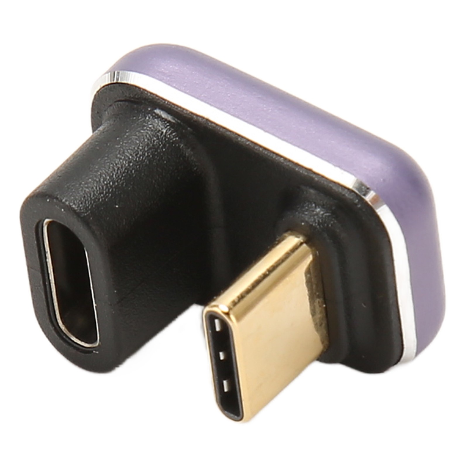 1 Type C Female To Male Adapter U Shaped 180 Degree For Laptop