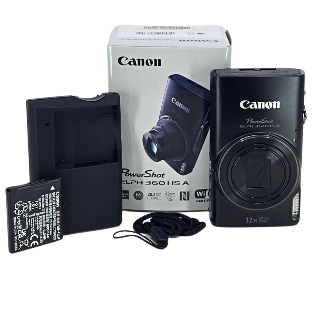 Canon PowerShot ELPH 360 HS A Digital Camera – FAST FREE SHIPPING – NEW!