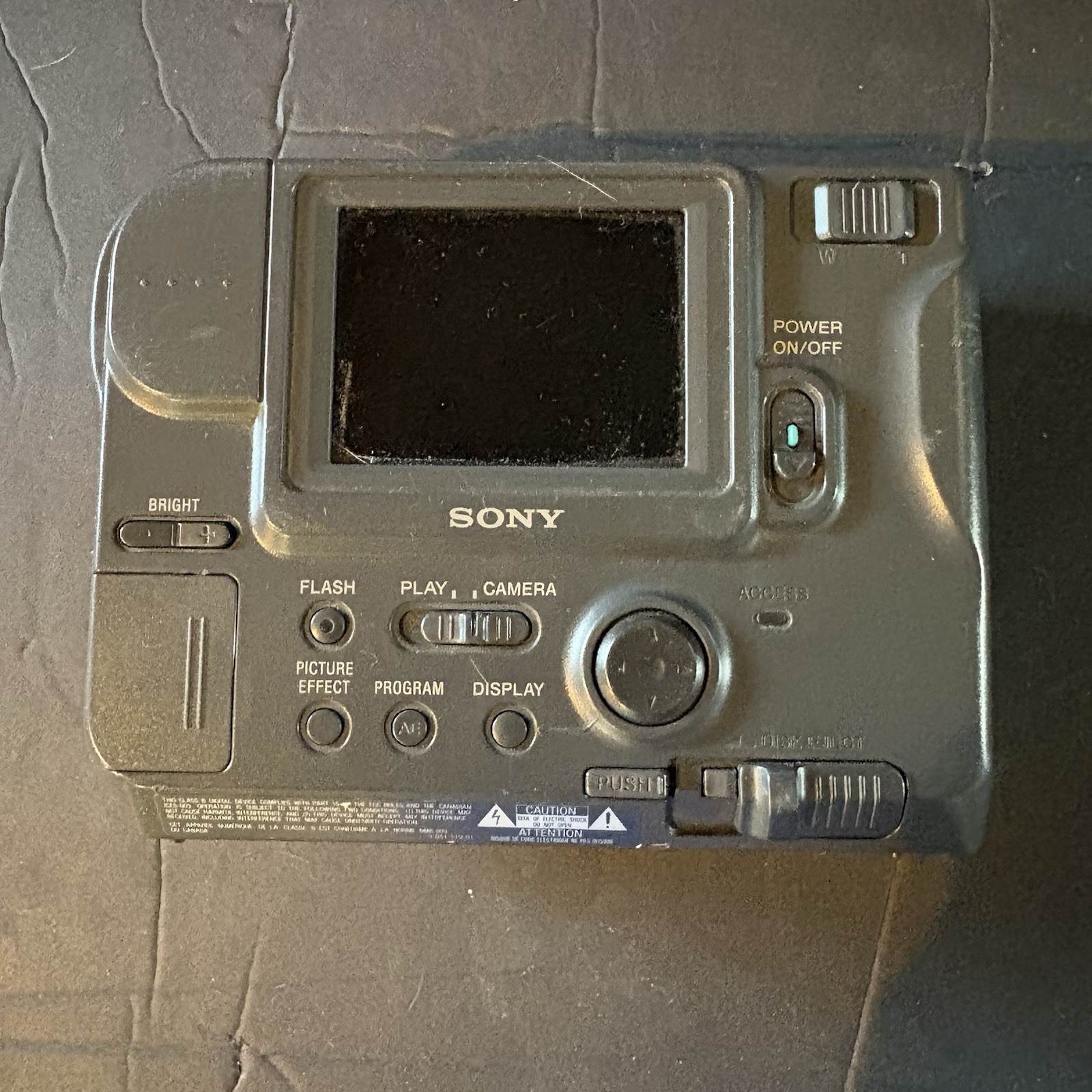 Y2K Sony FD Mavica MVC-FD75 Floppy Disk Digital Camera w Battery Tested Read