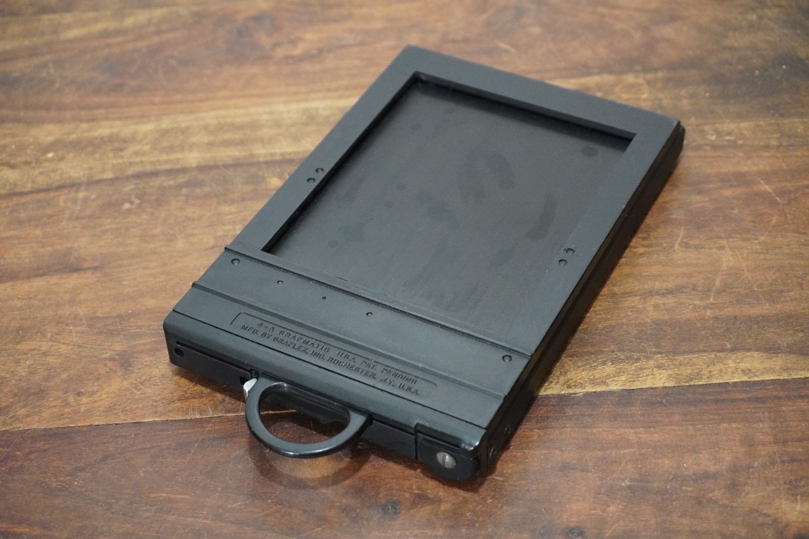 Graflex Grafmatic 4″ x 5″ Film Holder Magazine Cat. No 1268 with 3 Septums