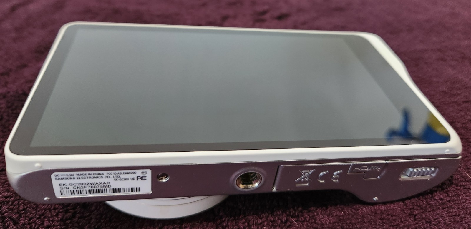 Samsung Galaxy Camera 2 EK-GC200 16.3MP Android WiFi 21X Zoom White Tested
