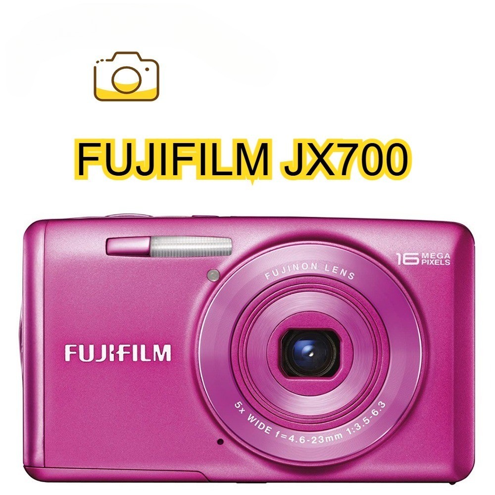 FUJIFILM FinePix JX700 Digital Camera 16.0 MP 5x Optical Zoom with Accessories