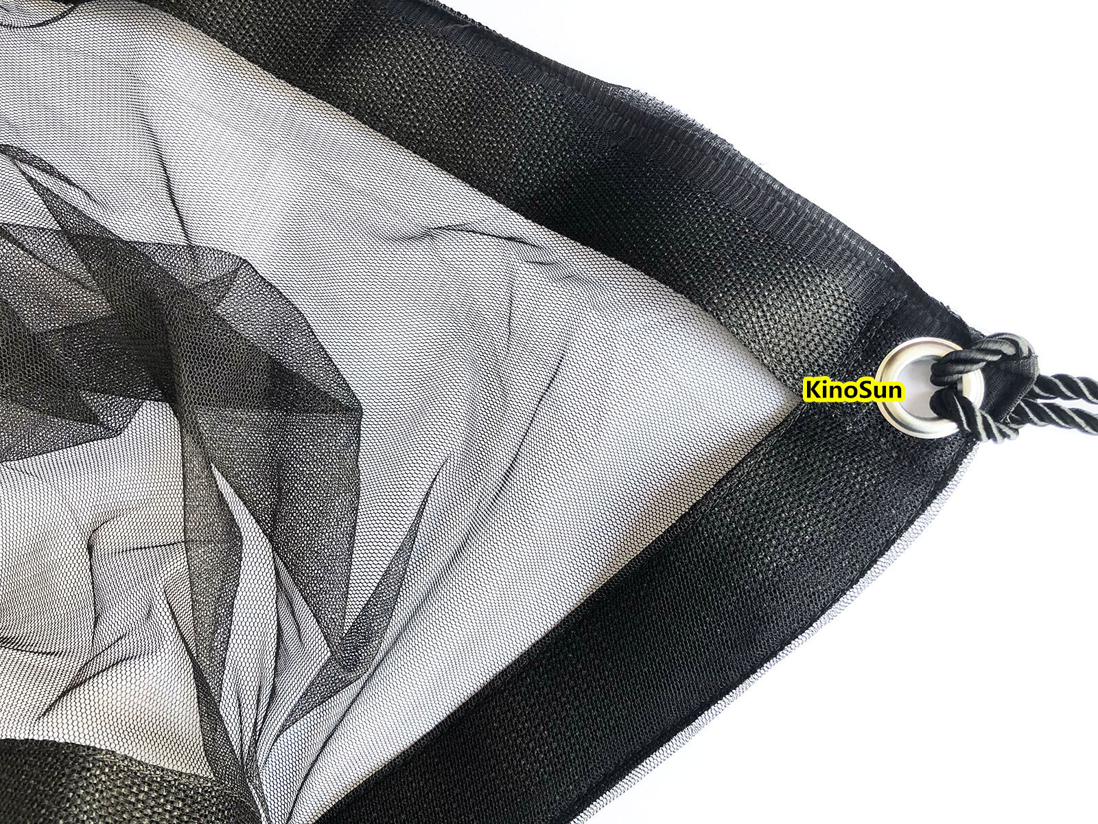 12’x12′ 12×12 3.6×3.6m Black Single Net Scrim Seamed for overhead butterfly