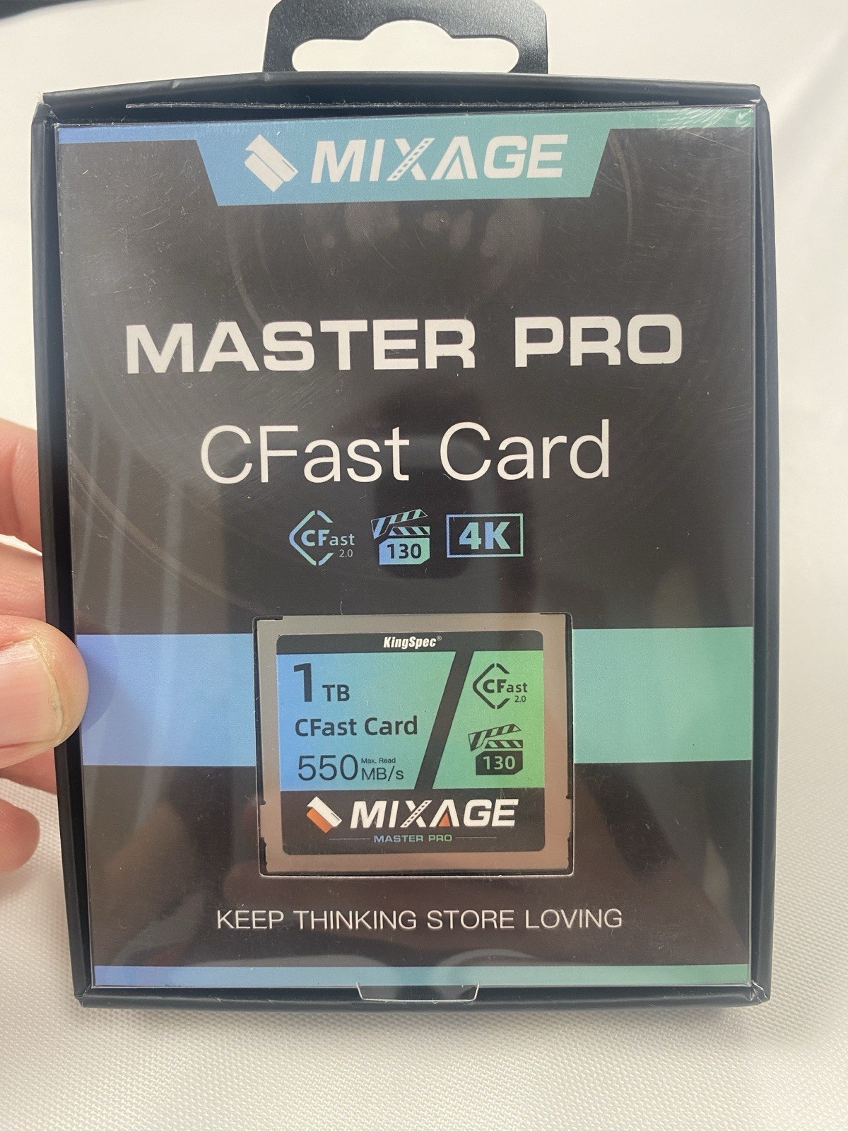 1TB MIXAGE Master Pro CFast 2.0 Memory Card – 550mb/S VPG130 Brand New Sealed