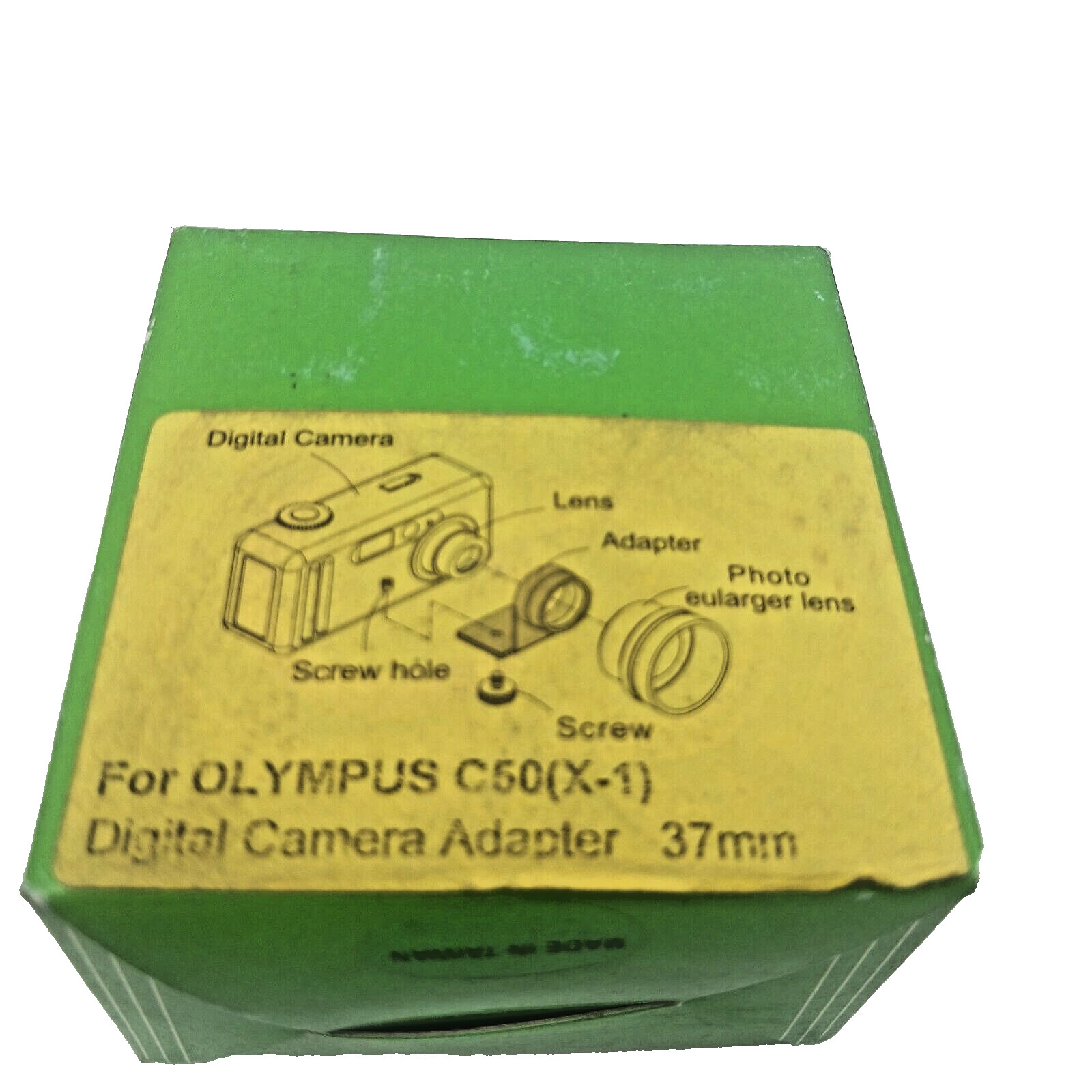 Digital Camera Adapter 37mm For Olympus C50 Adapter And Screw Taiwan NOS