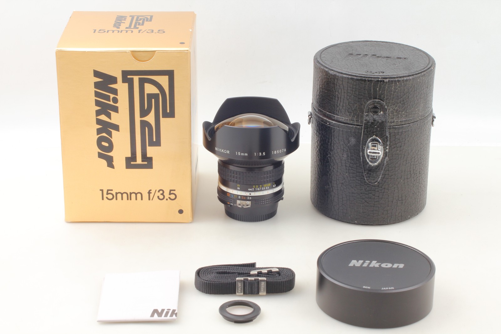 [Top MINT in Box] Nikon Ai-s Ais Nikkor 15mm f3.5 MF Wide Angle Lens From JAPAN