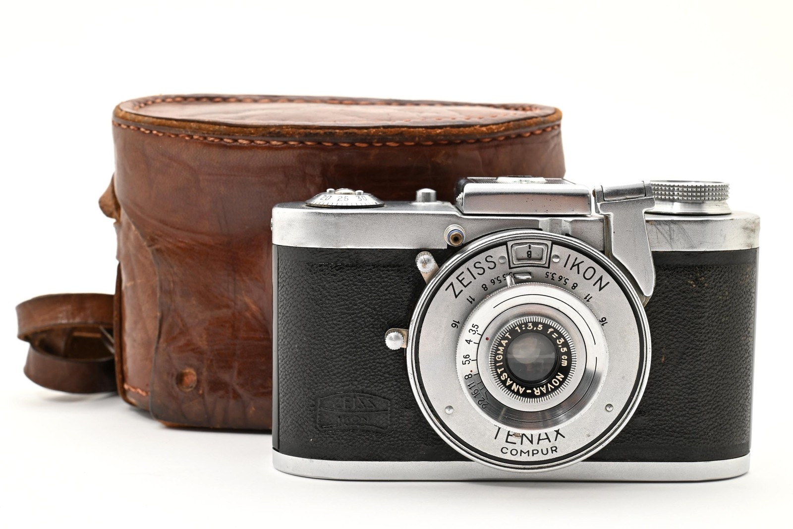 RARE! [N MINT Case] Zeiss Ikon Tenax 24×24 Lens Novar Anastigmat F3.5 35mm JAPAN