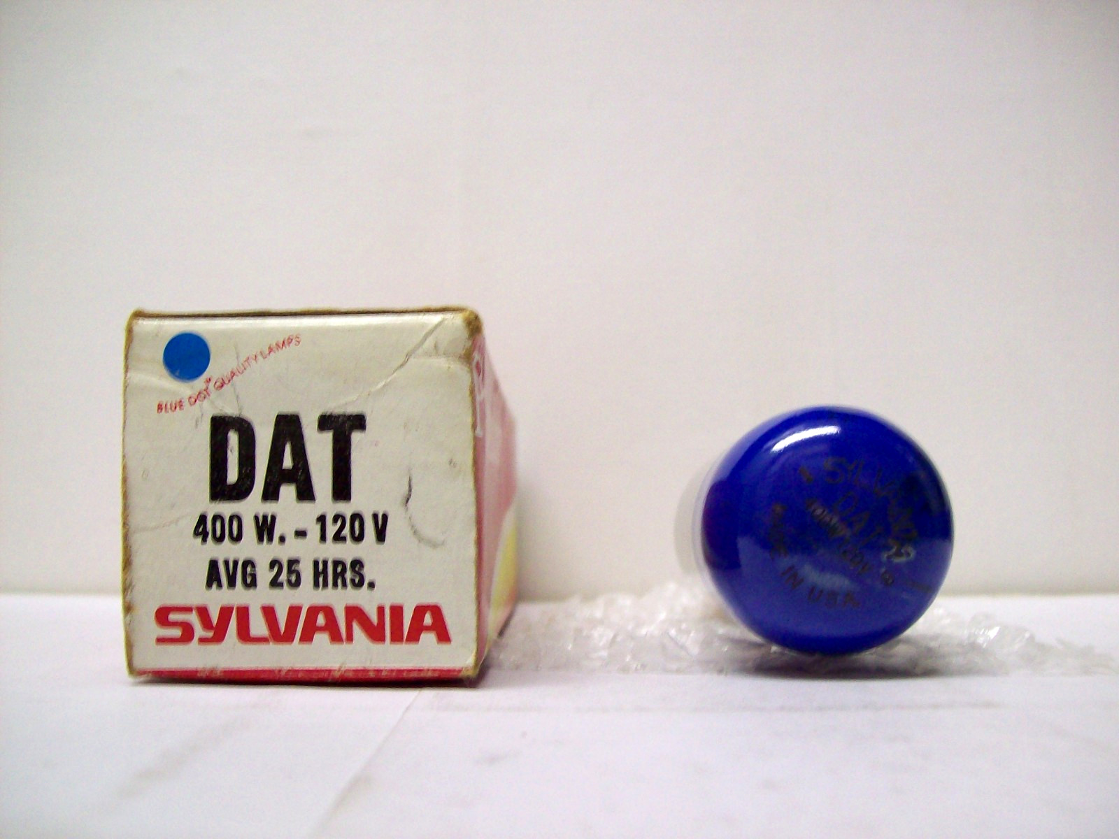 DAT (DAK) 400W 120V Projection Projector Lamp Bulb SYLVANIA *AVG 25-HOUR LAMP*