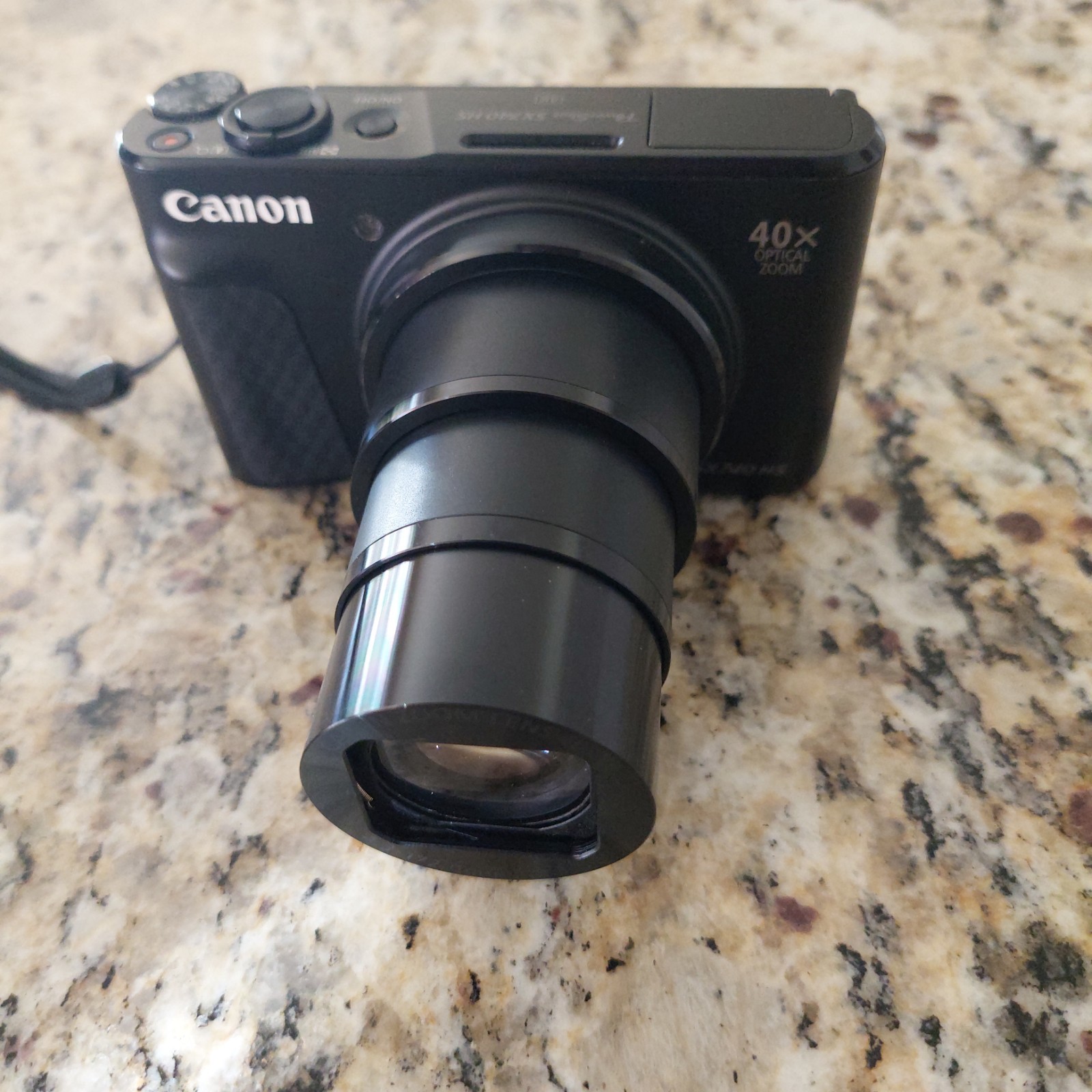 Canon PowerShot SX740 HS Compact Camera 20.3MP 40x Zoom 4K Wi‑Fi Black