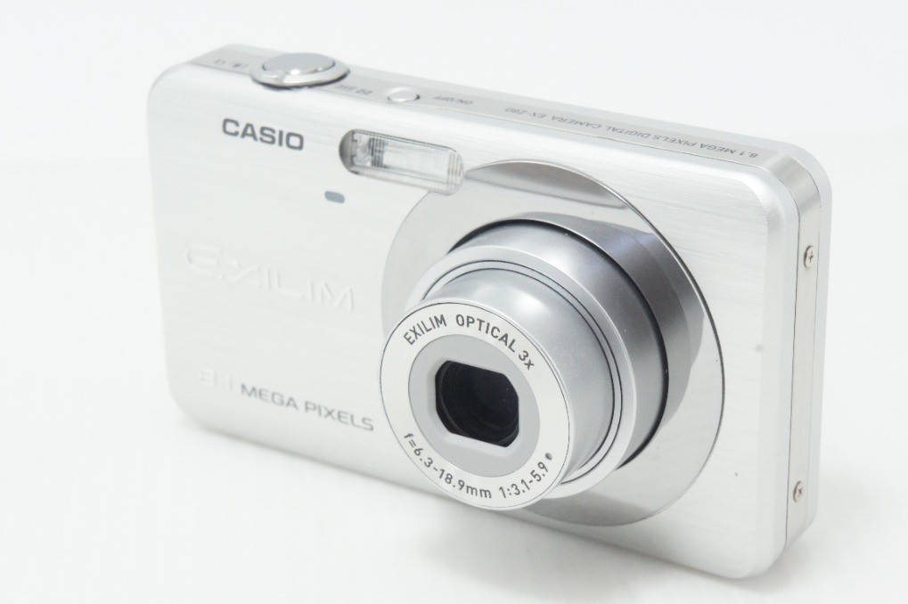 CASIO EXILIM EX-Z80 8.1MP Compact Digital Camera Silver w/ Box #260706f
