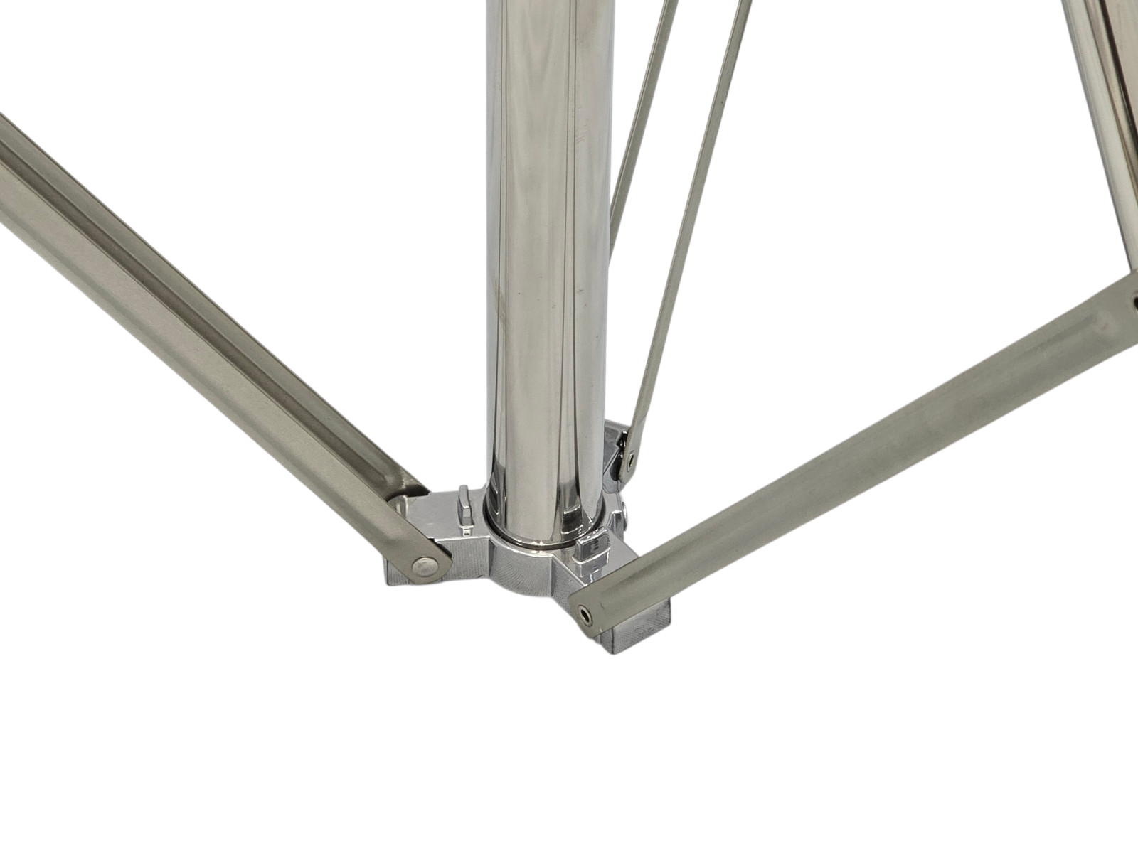 Shootvilla Air-Cushioned Light Stand, 100% Stainless Steel, 107cm Folded Height