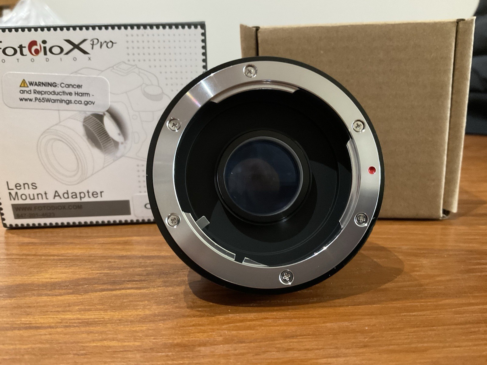 Fotodiox Pro Lens Adapter Olympus OM to Nikon Mount Twist-On