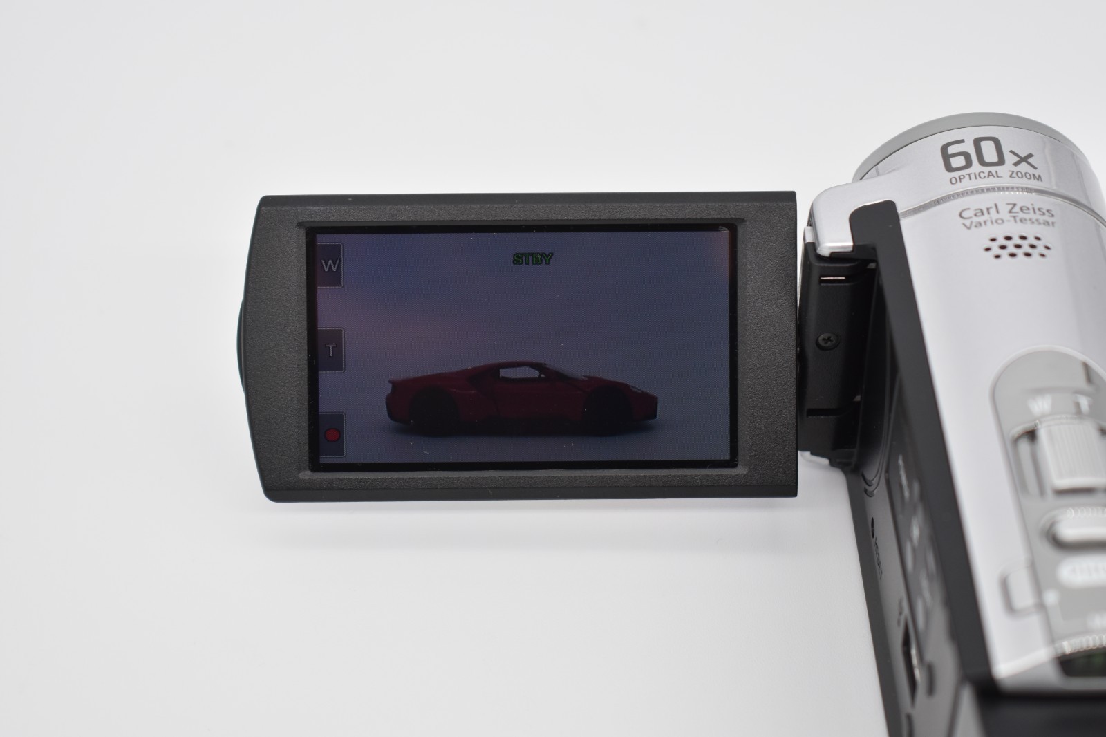 🔥 Sony Handycam DCR-SX63 Silver Digital Video Camera Camcorder 60x Zoom -TESTED