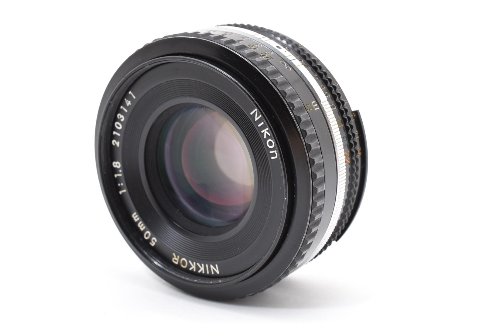 [Near MINT] Nikon Ai-s Nikkor 50mm f/1.8 MF Pancake Lens From JAPAN