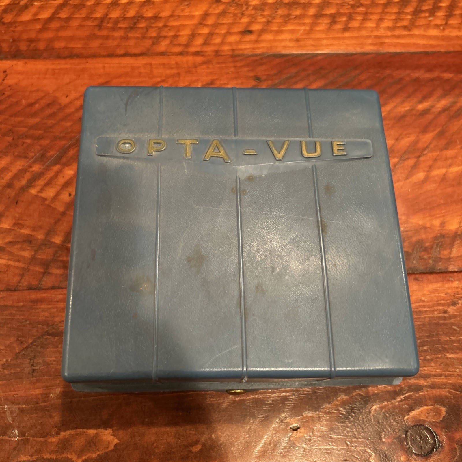 Vintage Opta Vue Slide Viewer 35mm Slides Handheld Battery Powered w case & box