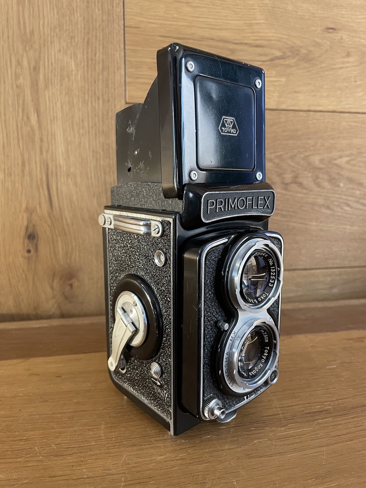 *Super Rare : Near Mint* Tokyo Kogaku Primoflex Automat TLR Camera Topcor 75mm