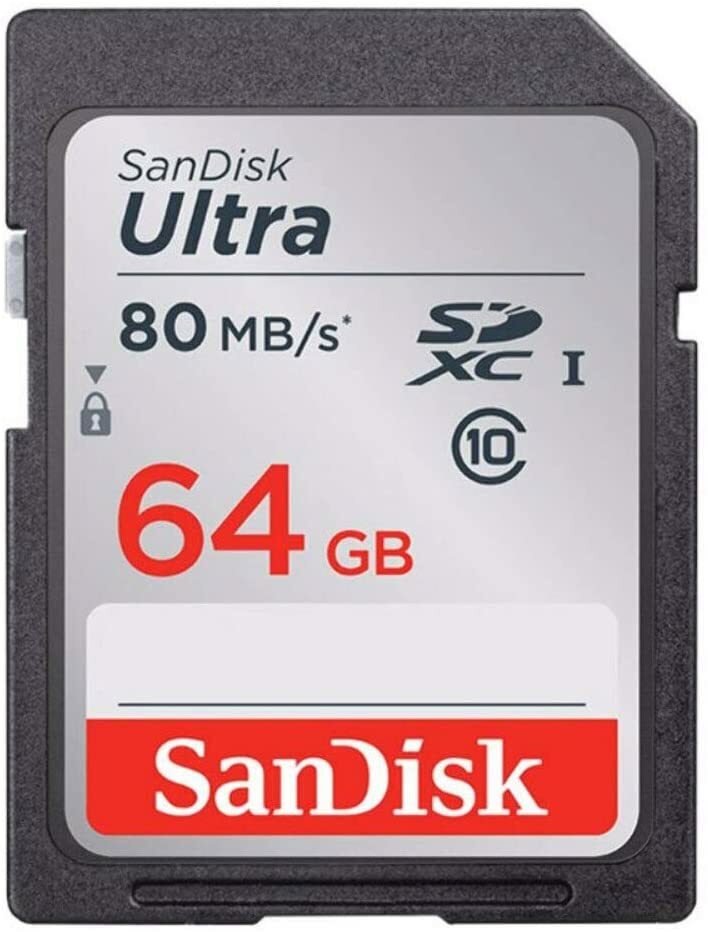 SanDisk Ultra SDHC UHS-1 Memory Card 16, 32, 64, 128GB
