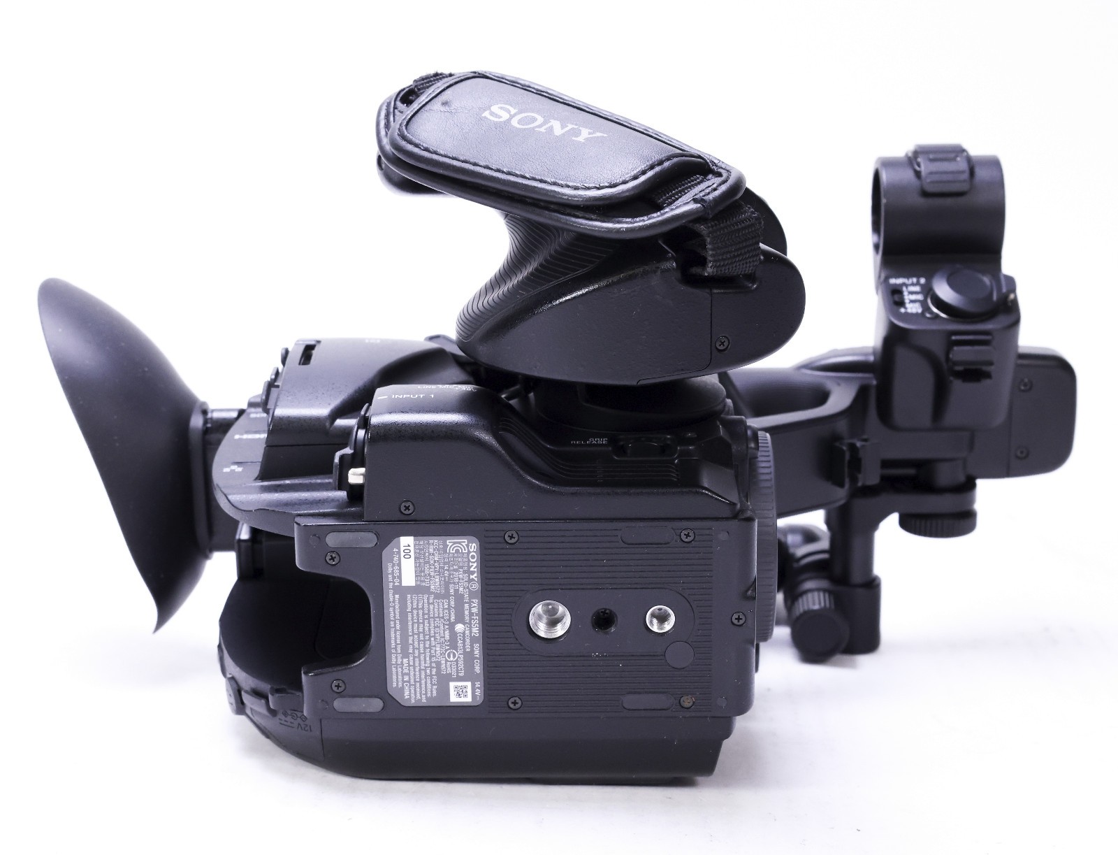 Sony PXW-FS5M2 FS5 Mark II Super 35 4K Handheld Camcorder w/Side Grip & Case