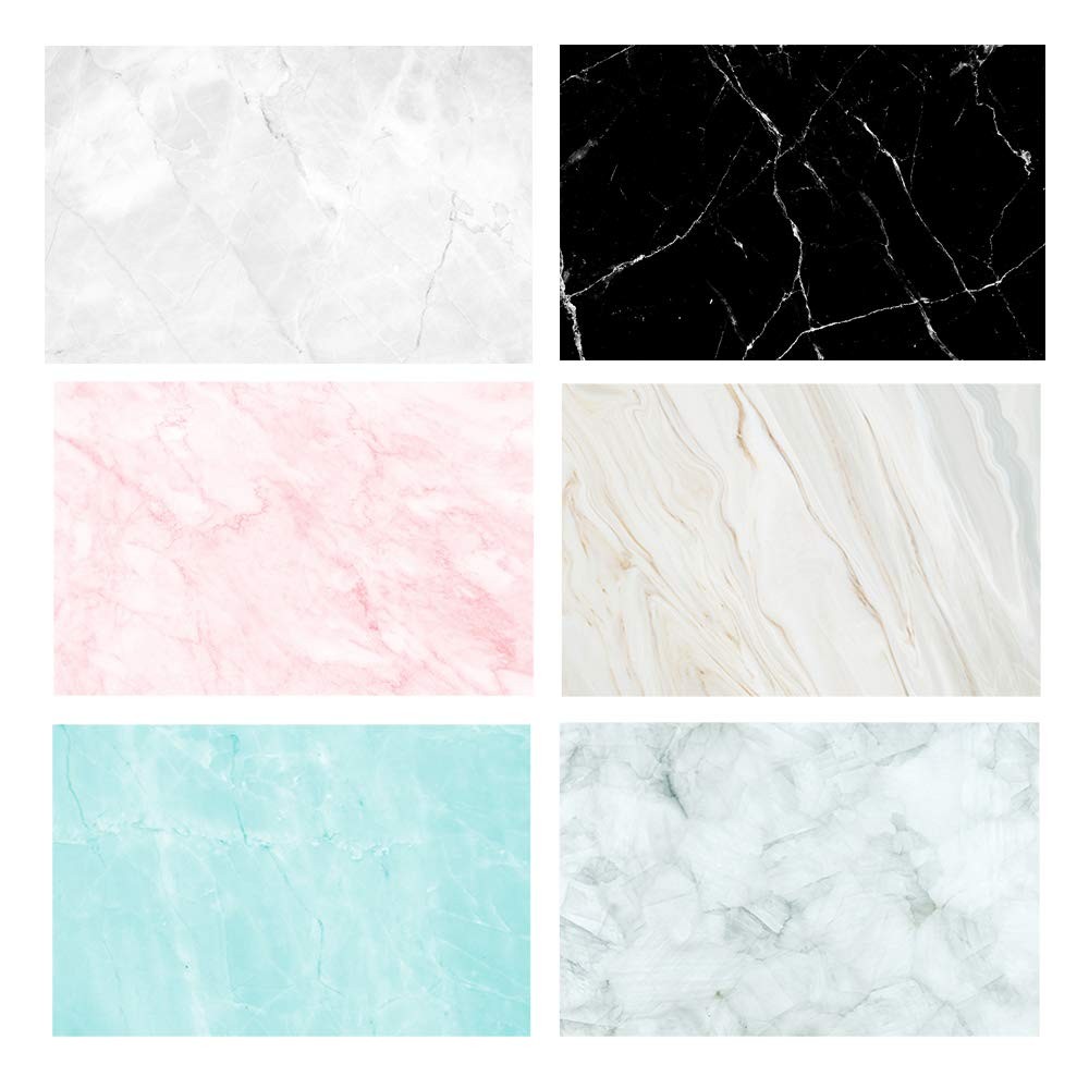 Flat Lay Marble Backdrops Set 3pcs 34x21inches, Multicolor