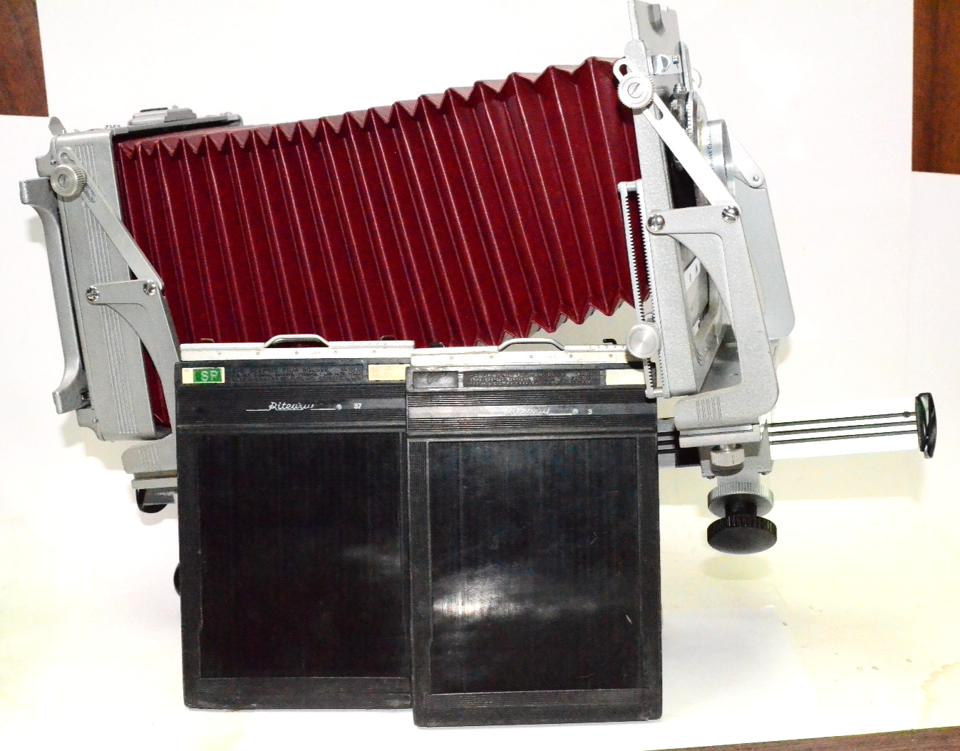 GRAPHIC VIEW 4X5 Camera w/Kodak Ektar 152mm f/4.5 Lens w/ 2 film holders