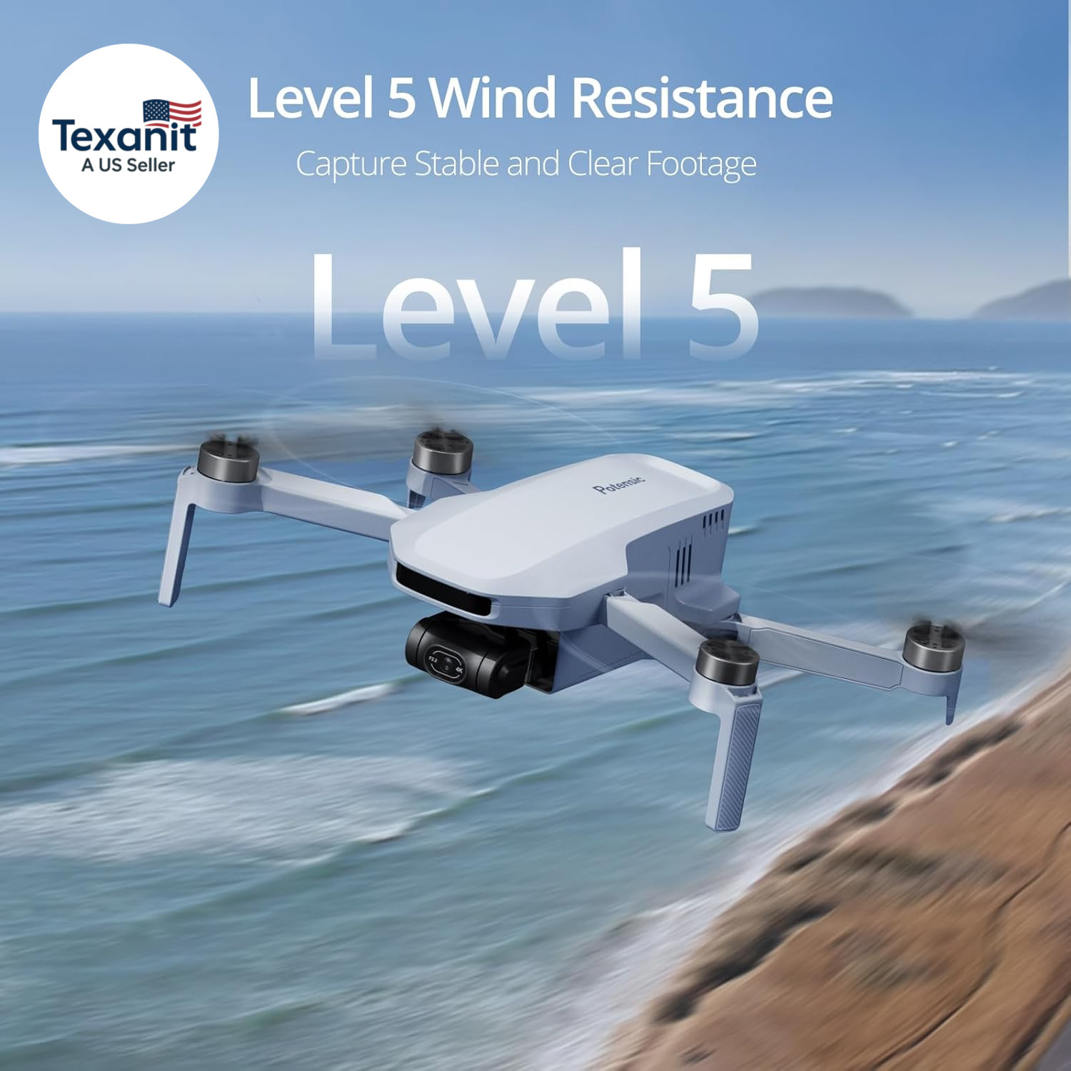 ATOM 3-Axis Gimbal 4K GPS Drone, under 249G, 96 Mins Flight, Max 6KM Transmissio