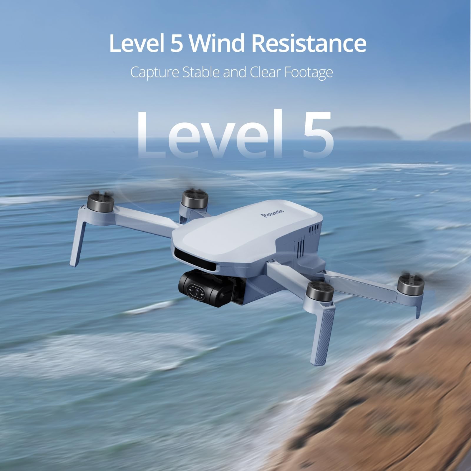 Potensic ATOM 3-Axis Gimbal 4K GPS Drone, Under 249g,