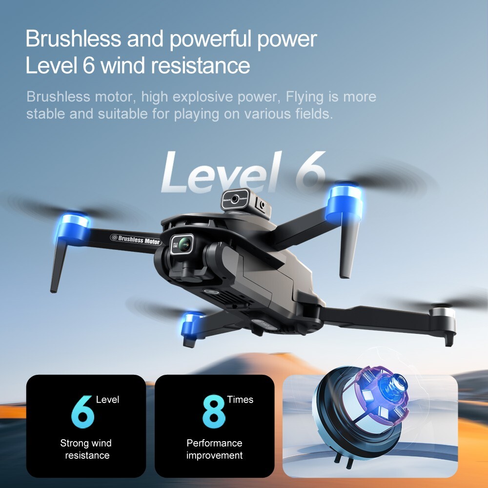 V168 Max Drone 8K 5G GPS Professional HD Aerial Photography Dual Camera Obstacle
