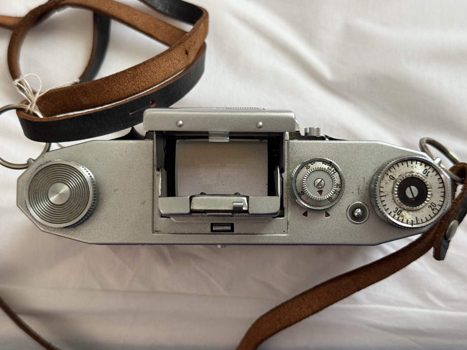 KW Praktica Early Model 35mm Film Camera Body Only Tested Working Ugly Condition