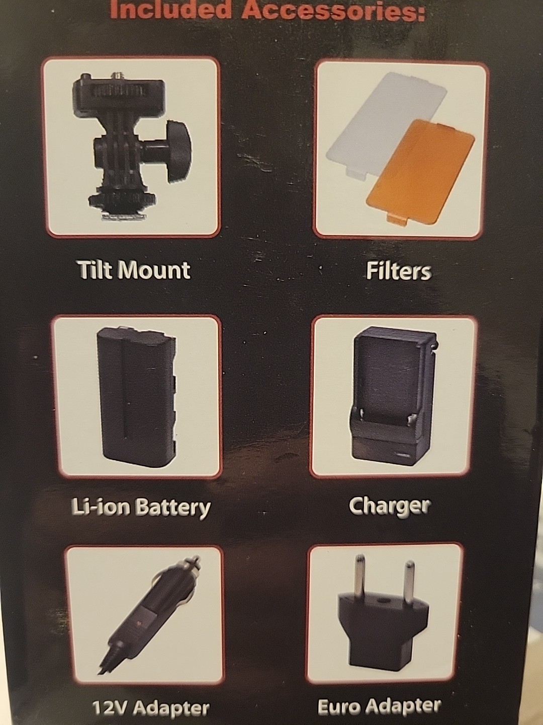 PRECISION DESIGN 150 LED Video Light Kit w/ Filters and Charger – NEW!
