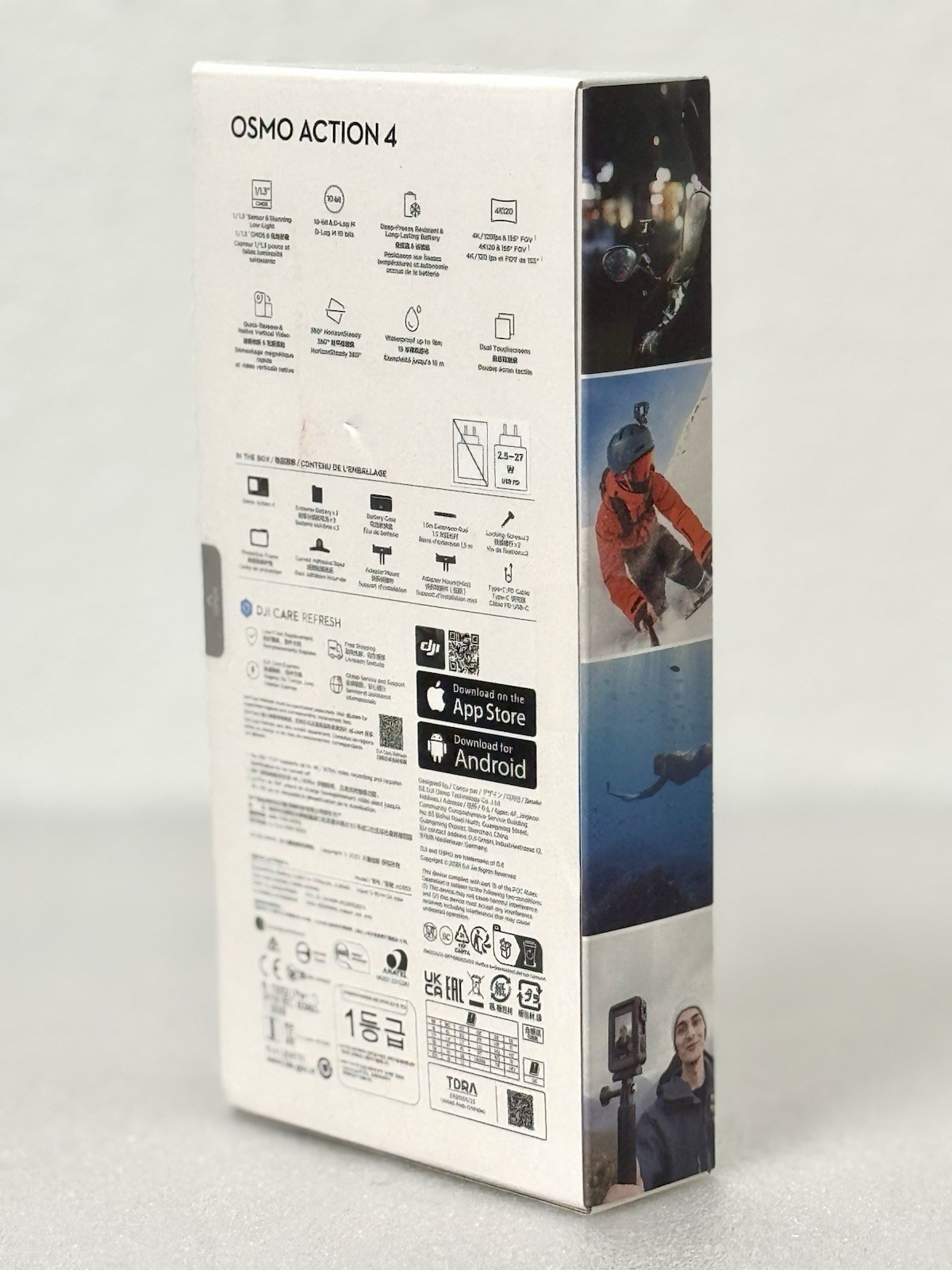 DJI Osmo Action 4 Adventure Combo 4K Camera Bundle Open Box #A