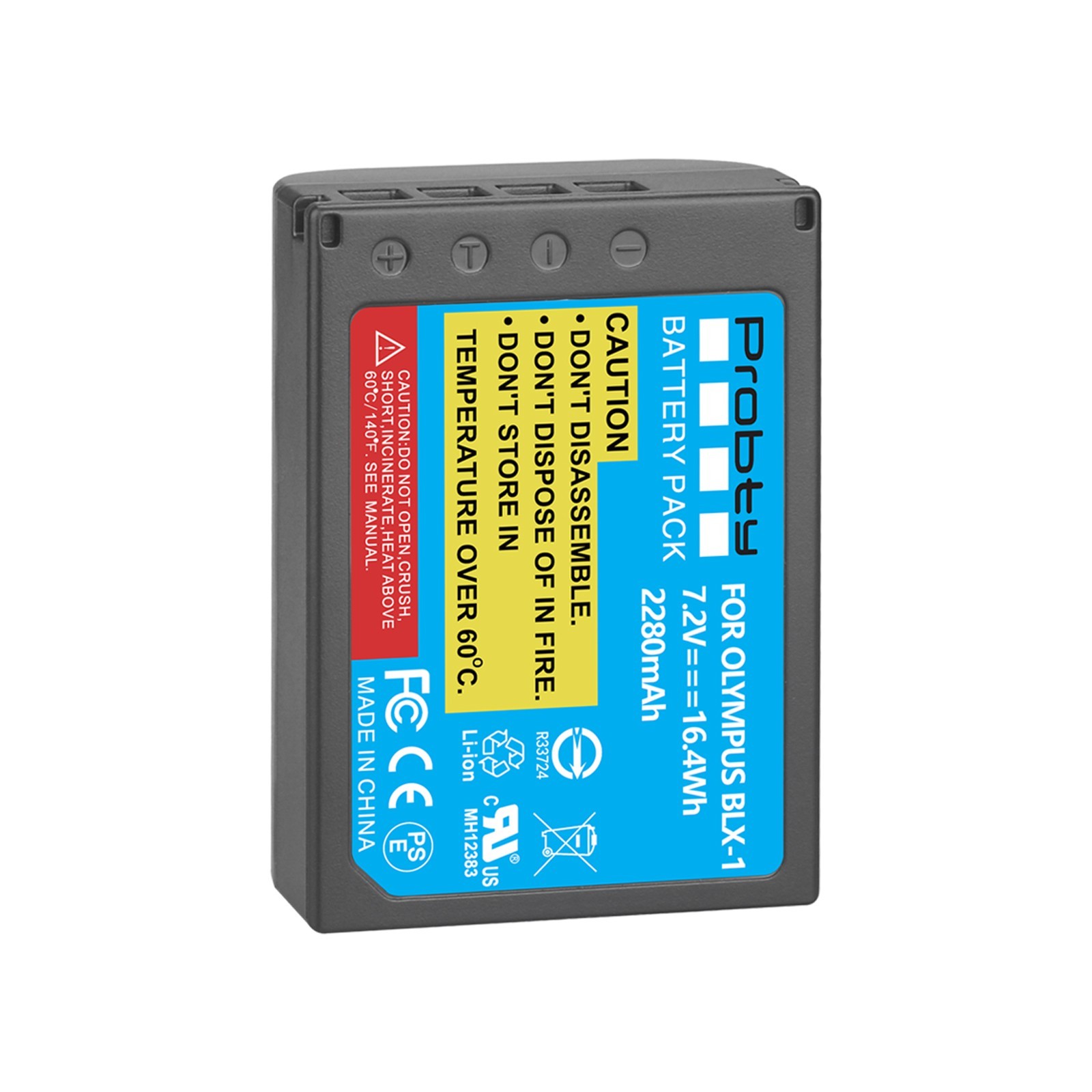 BLX-1 BLX1 Battery 2280mAh + LED Dual USB Charger For Olympus OM-1 OM1 Camera