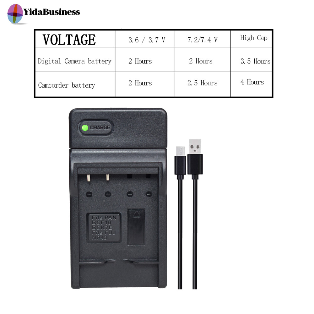 Battery or Charger for Panasonic DMW-BCF10 Lumix DMC-FS42 DMC-FS62 DMC-FS33 FS30