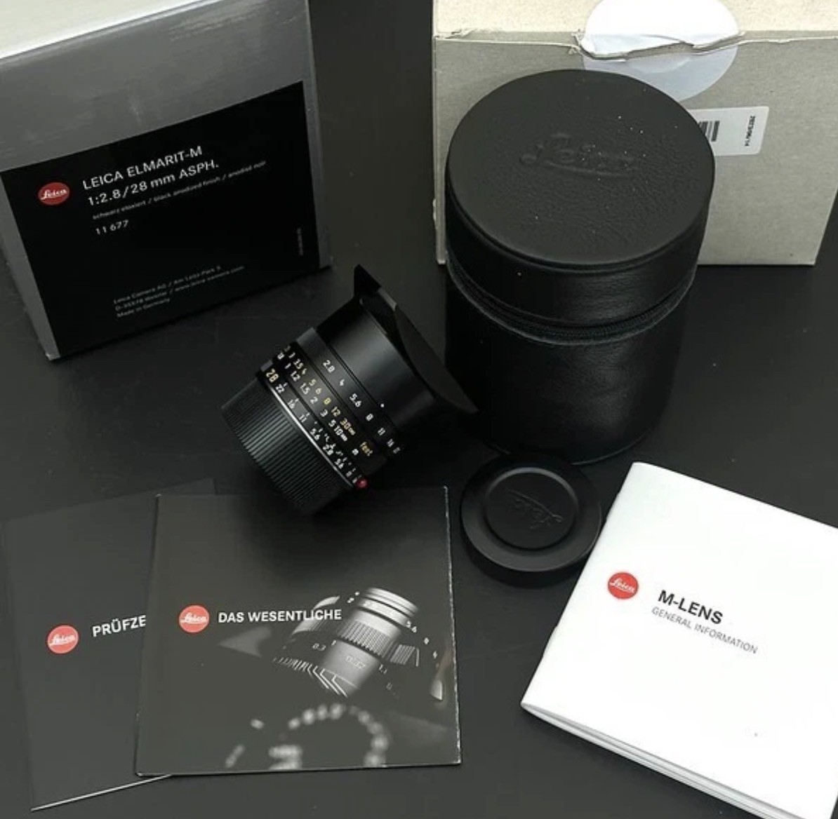 Leica ELMARIT-M 28mm f/2.8 Aspherical V2 MF Lens – Black (11677) ASPH VII