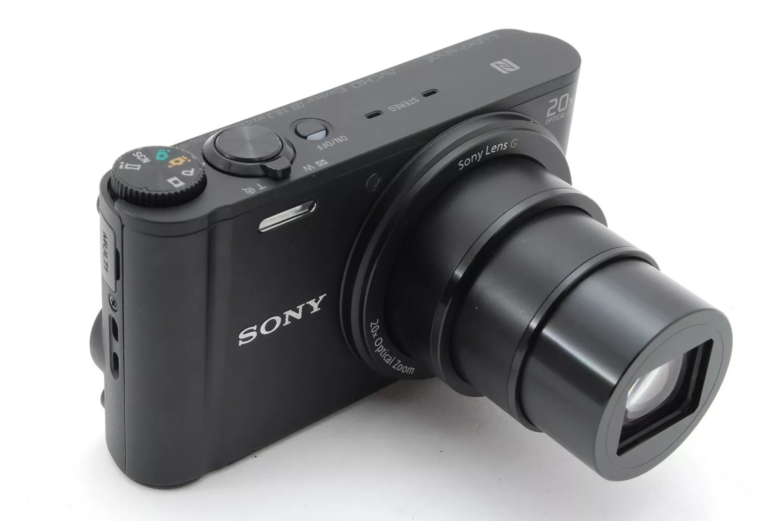 Black Sony Cyber shot DSC-WX350 18.2MP 20x Compact Digital Camera Full HD