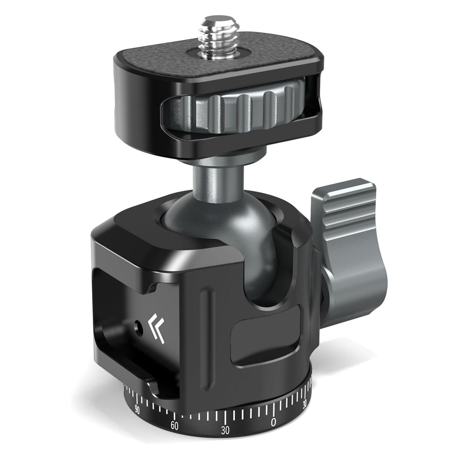 Aluminum Tripod Ball Head 360° Rotating 1/4”Screw For Tripod DSLR Camera Mount