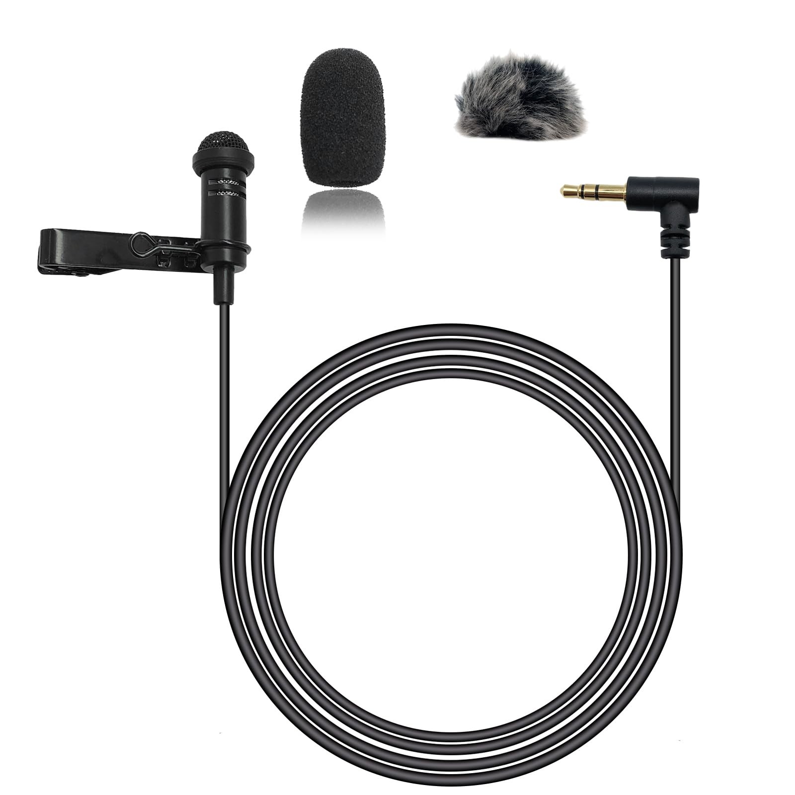 Lavalier Lapel Microphone Omidirectional Condenser Microphone for DJI Mic 2,M…