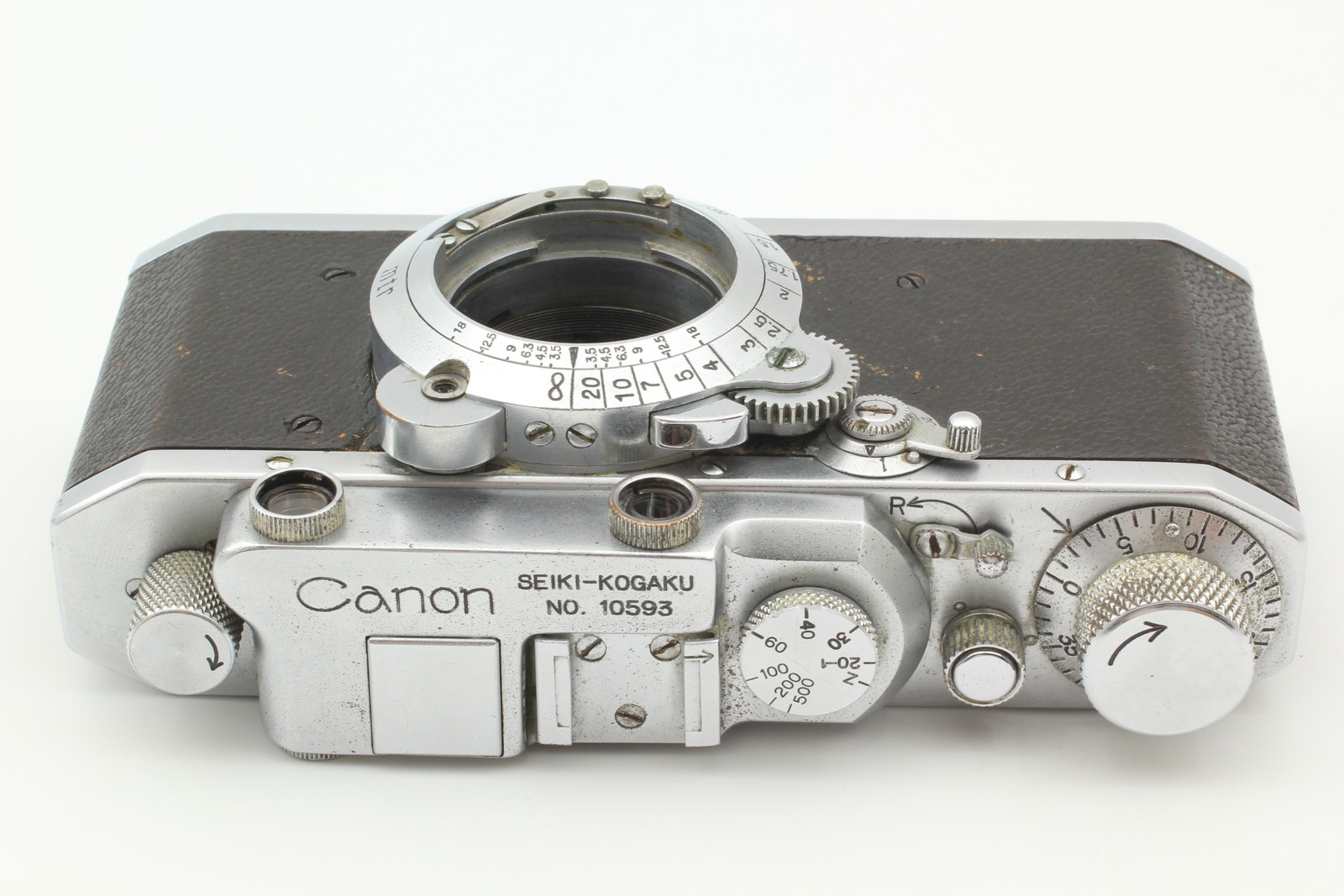 Vintage [Near MINT] Canon Seiki Kogaku Camera w/Nikkor 5cm f3.5 Lens From JAPAN