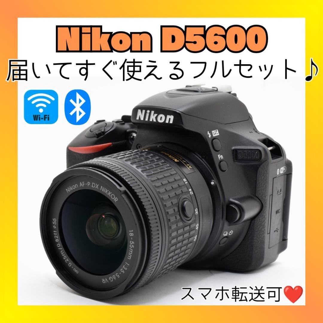 Wi Fi Bluetooth equipped Nikon D5600 Smartphone transfer From Japan
